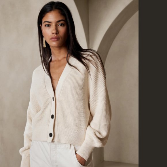 Banana Republic Sweaters - Portia Cotton Cardigan